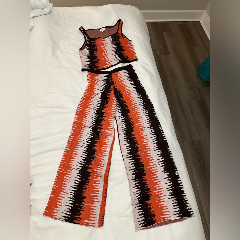 SASSH KNIT SETS TOP N BOTTOM